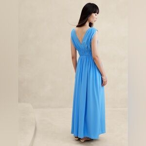 Banana Republic Cascade Silk Maxi Dress